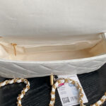 Chanel Flap Bag With Top Handle AS5317 Cream